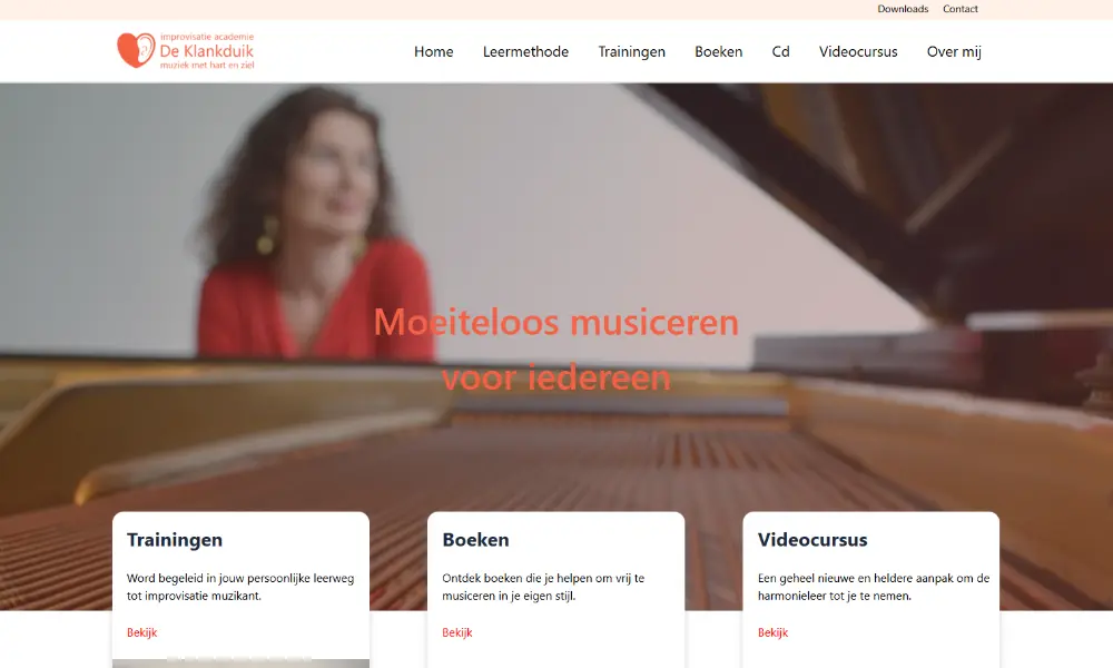 Improvisatie academie homepage