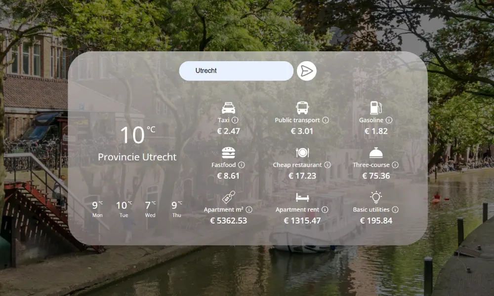 city checker applicatie